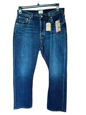 NEW!!! LEVI’S WOMENS 501 CURVE BLUE DENIM JEANS - SIZE 32”
